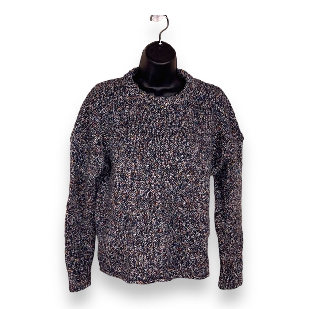 XS UNIVERSAL THREAD WOMENS SWEATER LONG SLEEVE KNIT COLORFUL WOOL BLEND